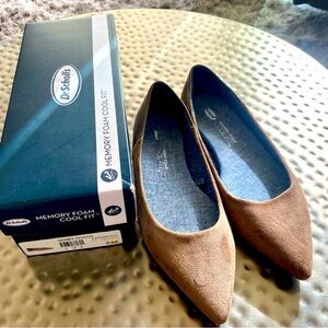 Suede flats NWT